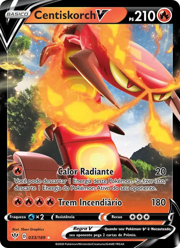 Centiskorch V 33/189 Escuridão Incandescente