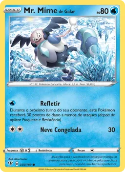 Mr. Mime de Galar 35 Escuridão Incandescente