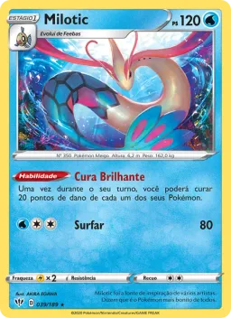 Milotic 39 Escuridão Incandescente