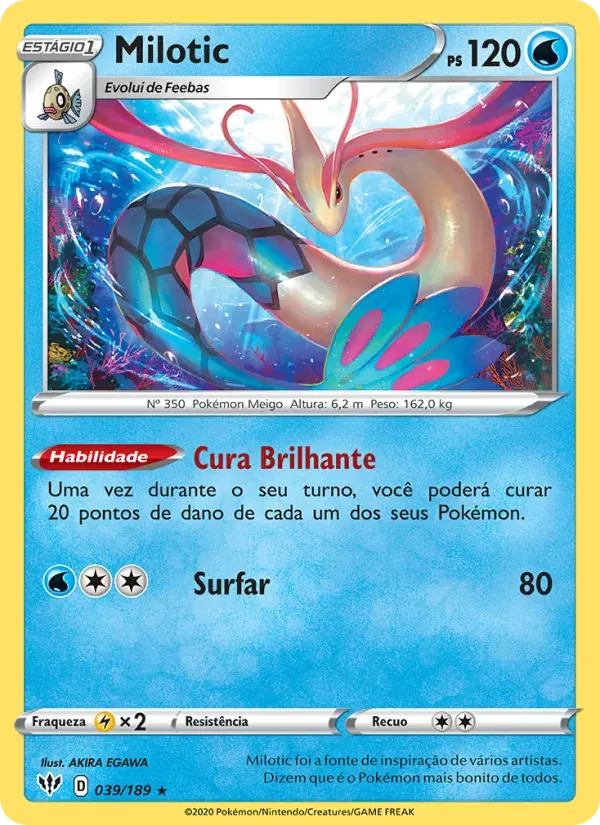 Milotic 39/189 Escuridão Incandescente