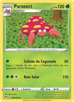 Parasect 4 Escuridão Incandescente