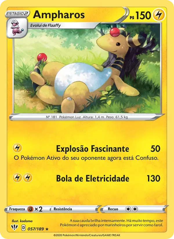 Ampharos 57/189 Escuridão Incandescente