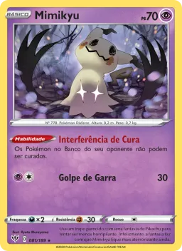 Mimikyu 81 Escuridão Incandescente