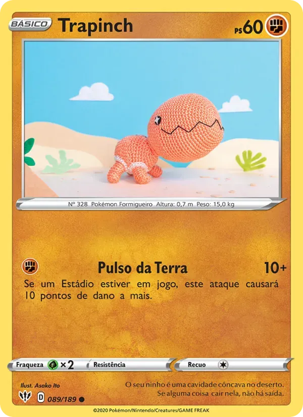 Trapinch 89/189 Escuridão Incandescente