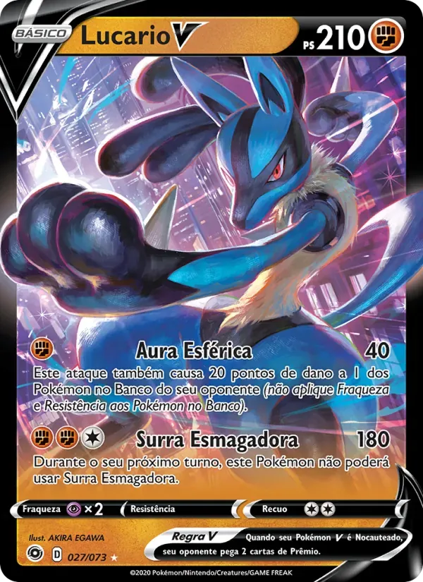 Lucario V 27/73 Caminho do Campeão