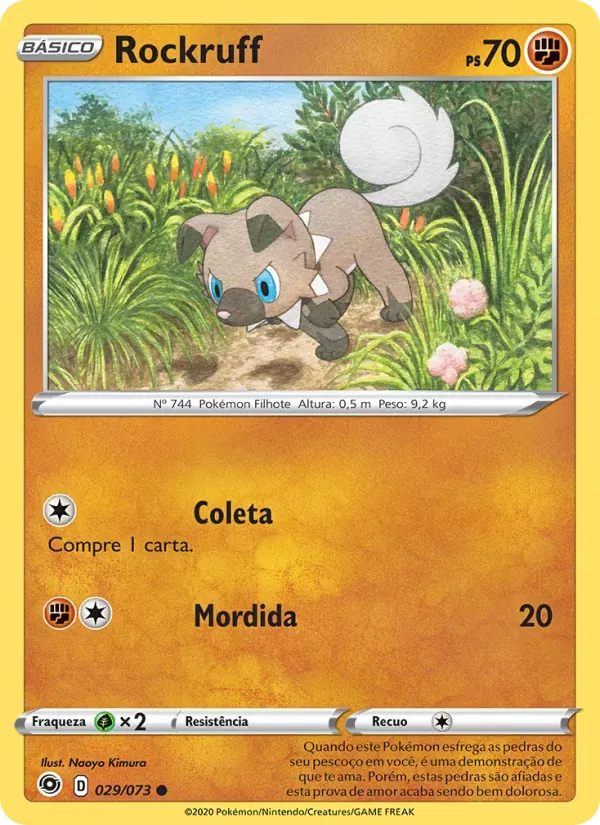 Rockruff 29/73 Caminho do Campeão