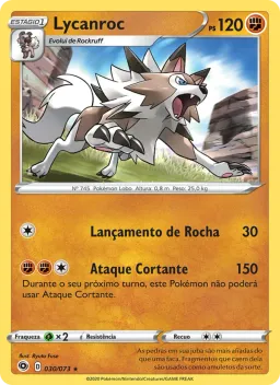 Lycanroc 30 Caminho do Campeão