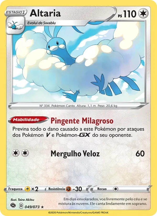 Altaria 49/73 Caminho do Campeão