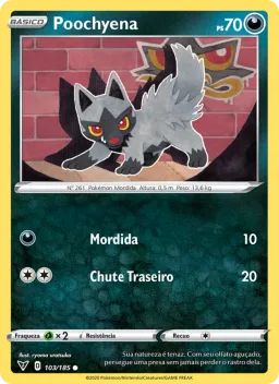 Poochyena 103 Voltagem Vívida