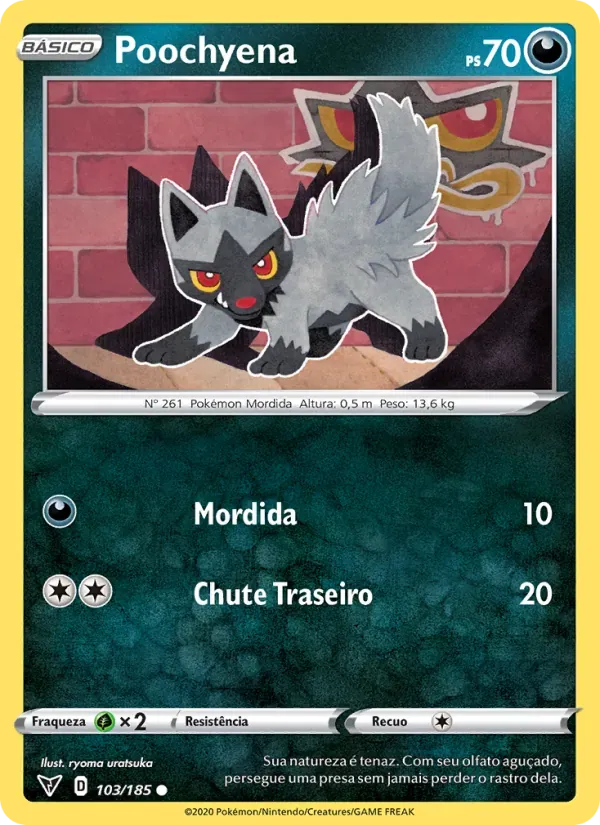 Poochyena 103/185 Voltagem Vívida