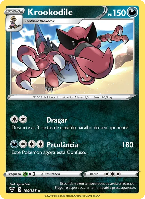 Krookodile 109/185 Voltagem Vívida