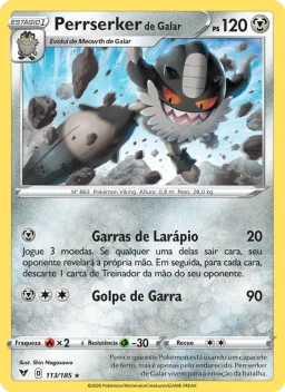 Perrserker de Galar 113 Voltagem Vívida