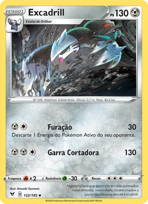 Excadrill 122/185 Voltagem Vívida