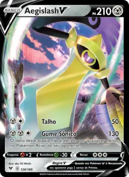 Aegislash V 126 Voltagem Vívida