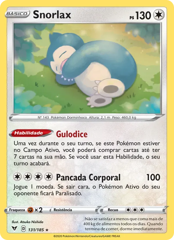 Snorlax 131/185 Voltagem Vívida