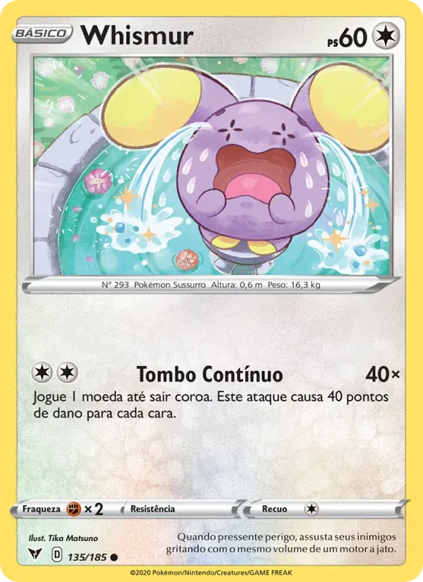 Whismur 135/185 Voltagem Vívida