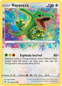 Rayquaza 138 Voltagem Vívida