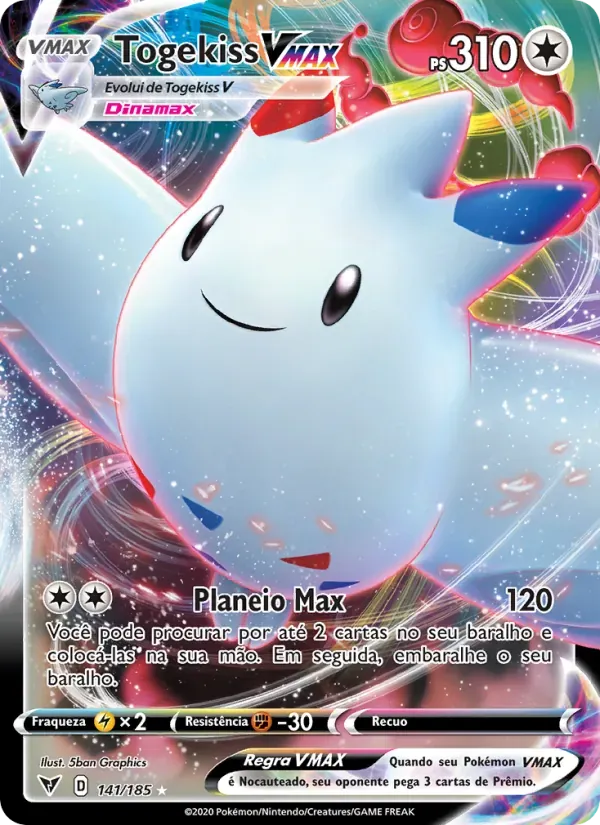 Togekiss VMAX 141/185 Voltagem Vívida