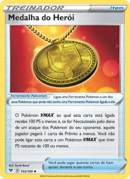 Medalha do Herói 152 Voltagem Vívida