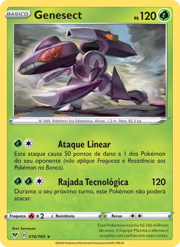 Genesect 16/185 Voltagem Vívida