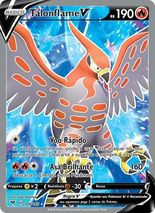 Talonflame V 168/185 Voltagem Vívida