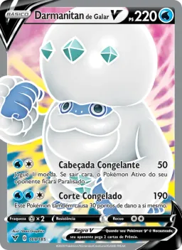 Darmanitan de Galar V 169 Voltagem Vívida