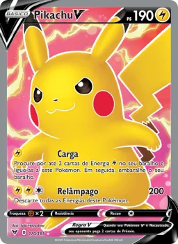 Pikachu V 170 Voltagem Vívida