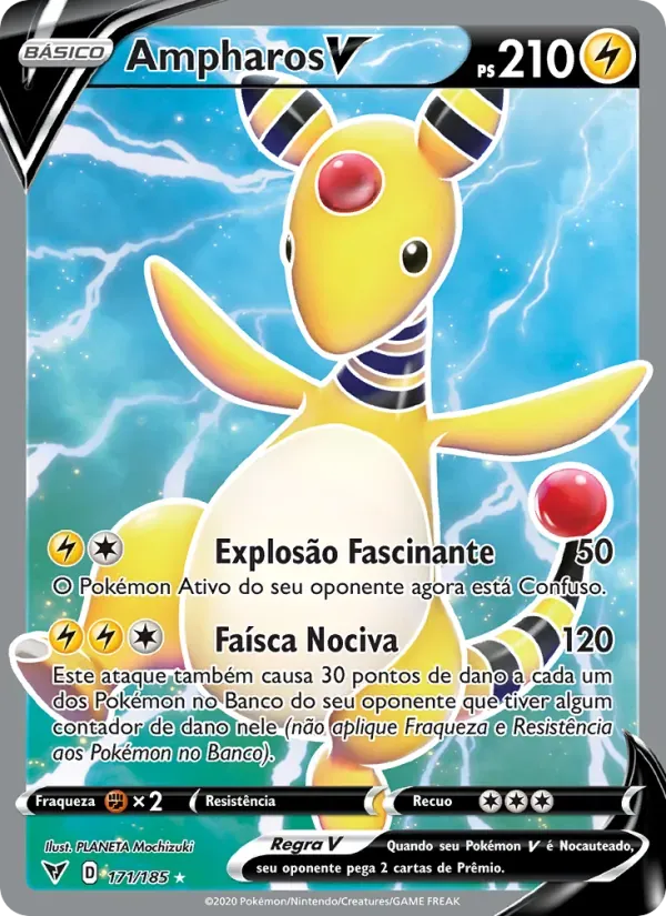 Ampharos V 171/185 Voltagem Vívida