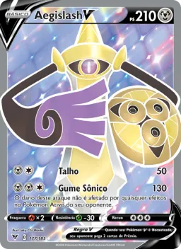 Aegislash V 177 Voltagem Vívida