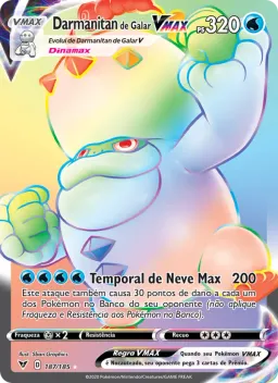 Darmanitan de Galar VMAX 187 Voltagem Vívida