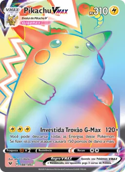 Pikachu VMAX 188 Voltagem Vívida