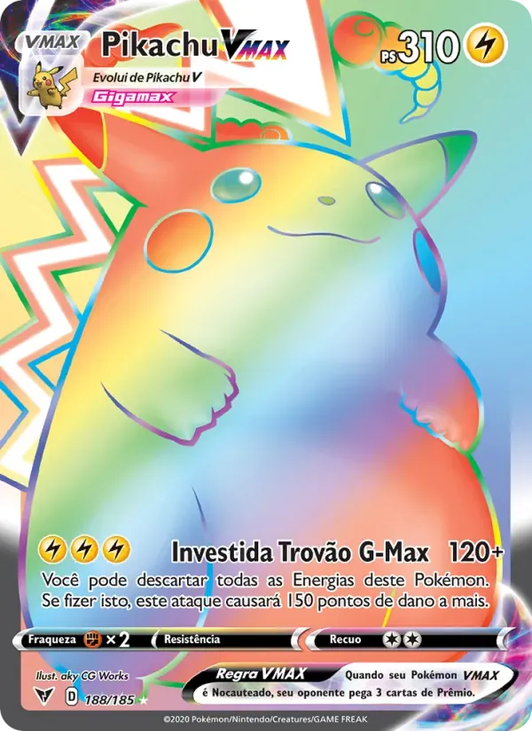 Pikachu VMAX 188/185 Voltagem Vívida