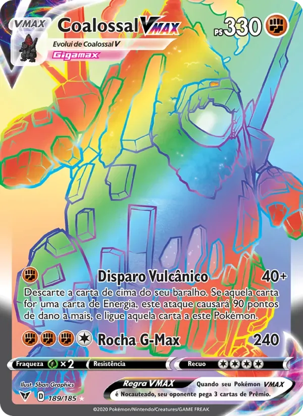 Coalossal VMAX 189/185 Voltagem Vívida