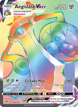 Aegislash VMAX 190 Voltagem Vívida