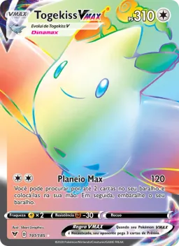Togekiss VMAX 191 Voltagem Vívida