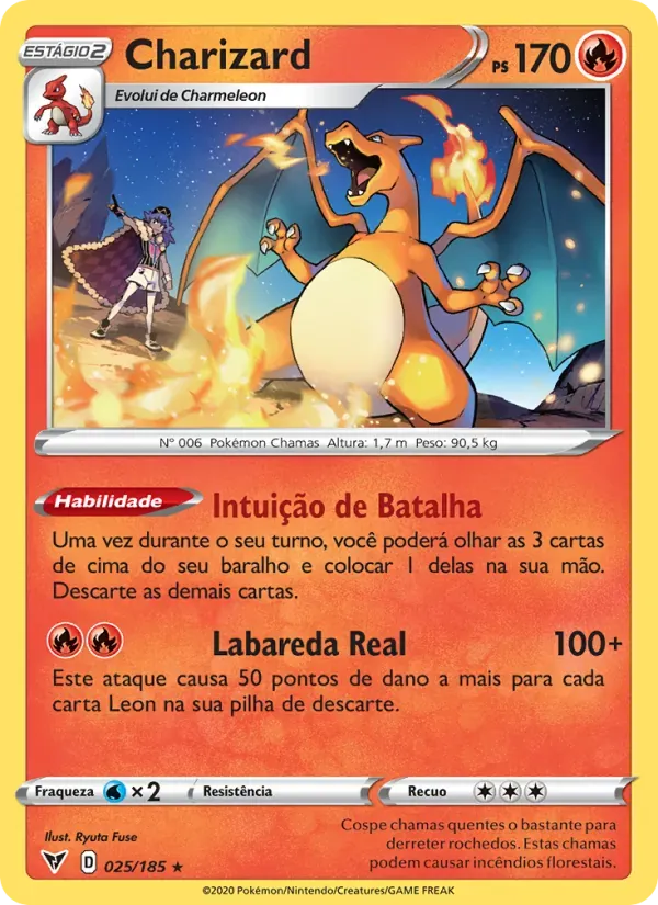 Charizard 25/185 Voltagem Vívida