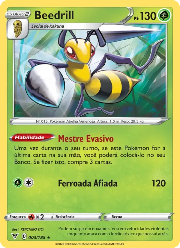 Beedrill 3/185 Voltagem Vívida