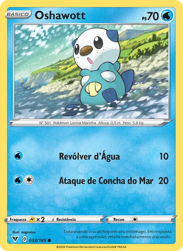 Oshawott 33/185 Voltagem Vívida