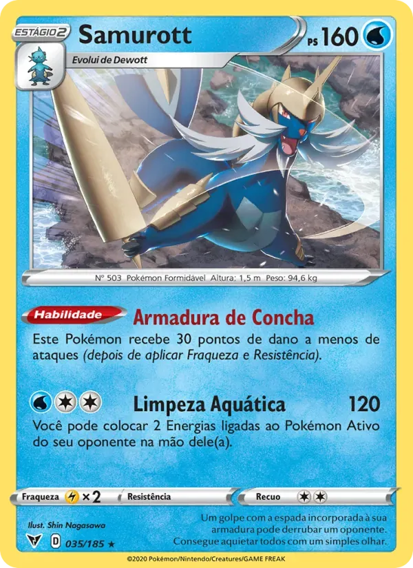 Samurott 35/185 Voltagem Vívida