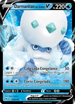 Darmanitan de Galar V 36 Voltagem Vívida