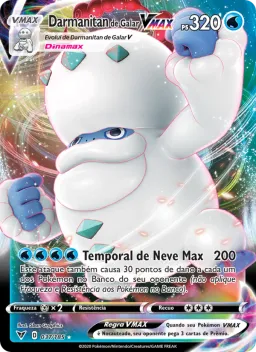 Darmanitan de Galar VMAX 37 Voltagem Vívida