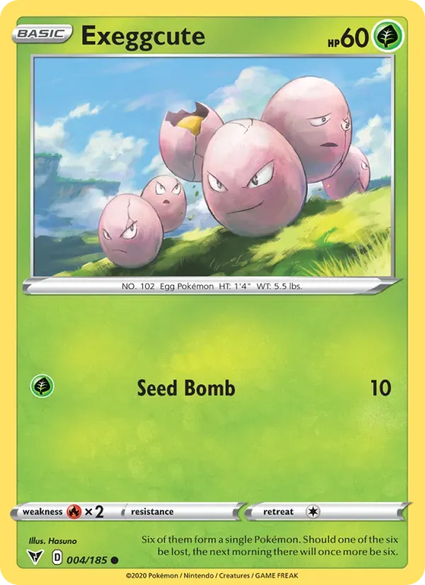 Exeggcute 4/185 Voltagem Vívida