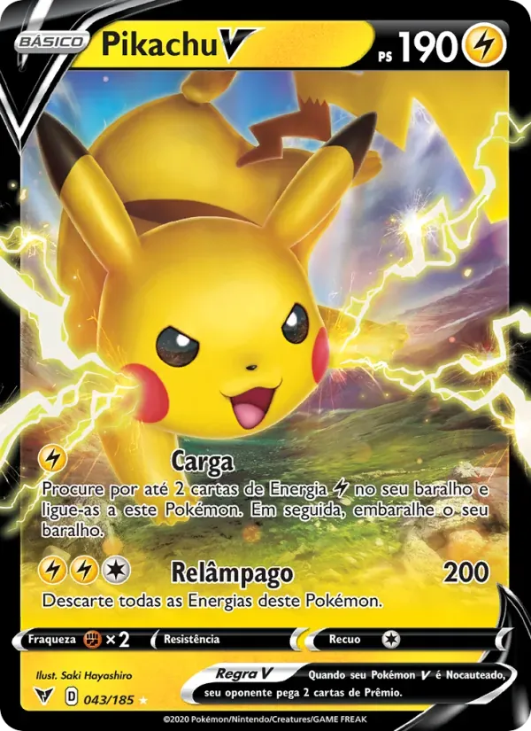 Pikachu V 43/185 Voltagem Vívida