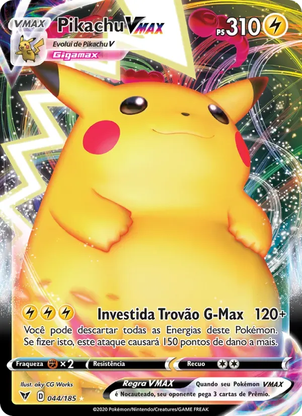 Pikachu VMAX 44/185 Voltagem Vívida