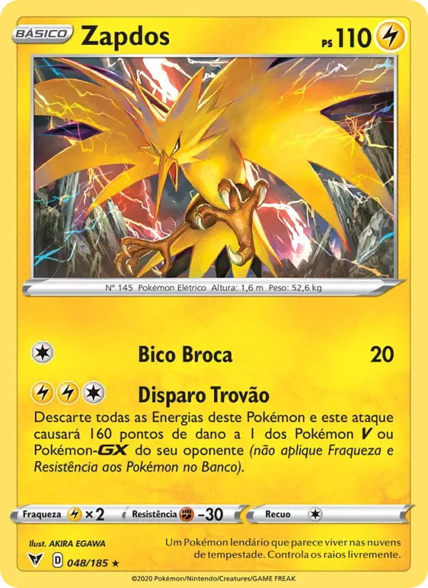 Zapdos 48/185 Voltagem Vívida