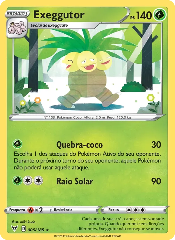 Exeggutor 5/185 Voltagem Vívida
