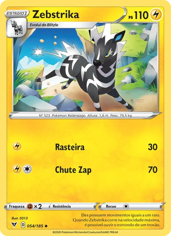 Zebstrika 54/185 Voltagem Vívida