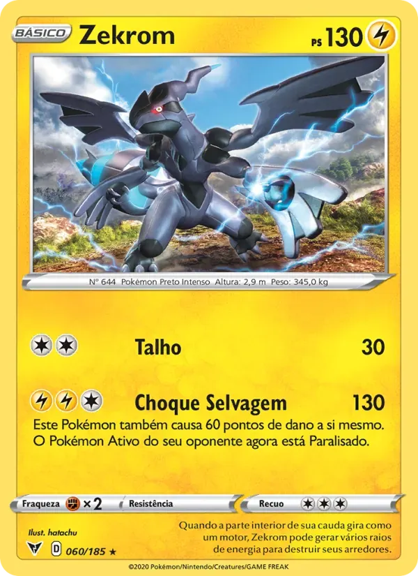 Zekrom 60/185 Voltagem Vívida