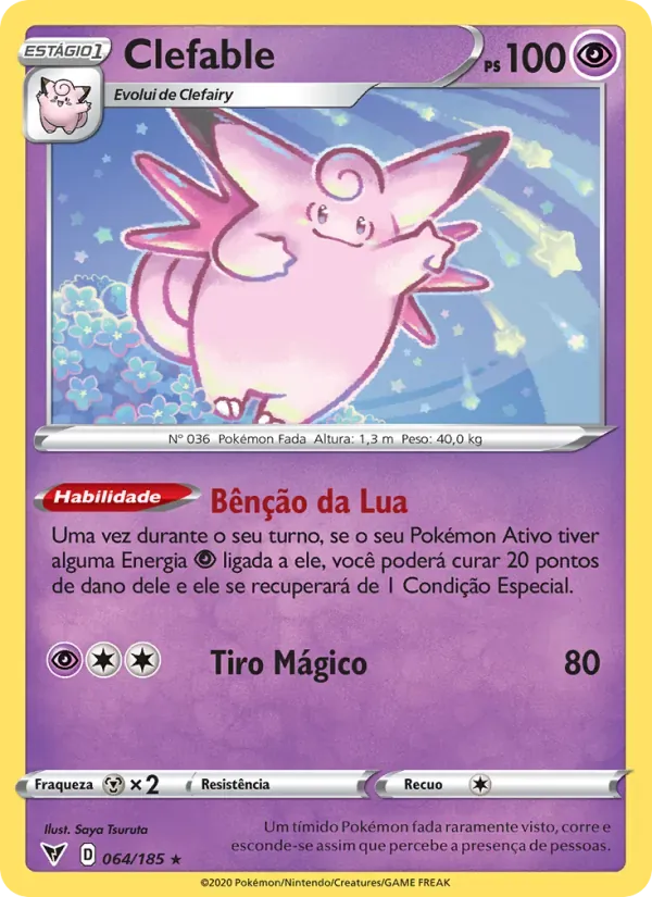 Clefable 64/185 Voltagem Vívida