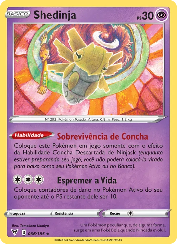 Shedinja 66/185 Voltagem Vívida